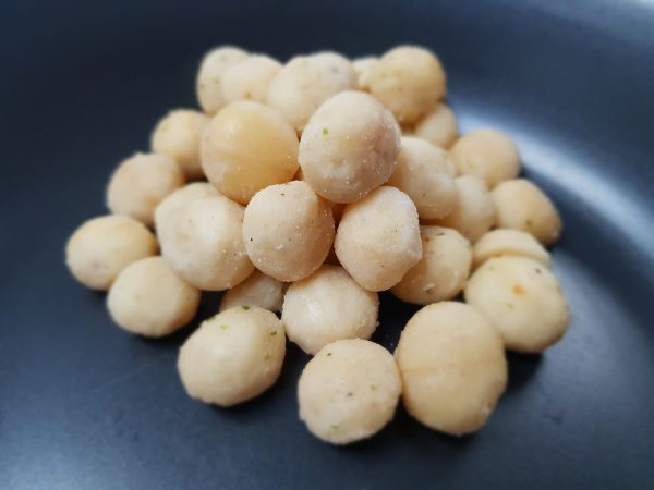 Sour Cream and Chives Flavoured Macadamia Wholes - 10kg
